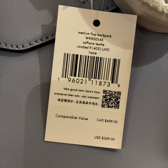 Brand new Kate Spade mini backpack - original packaging and tag still attached. - Picture 2 of 4